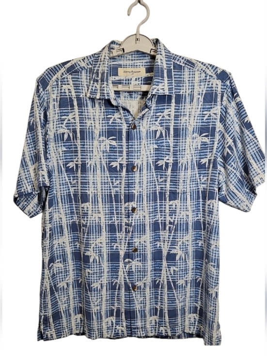 Tommy Bahama Other - Tommy Bahama Mens Bamboo Tropical Silk Shirt Size Large